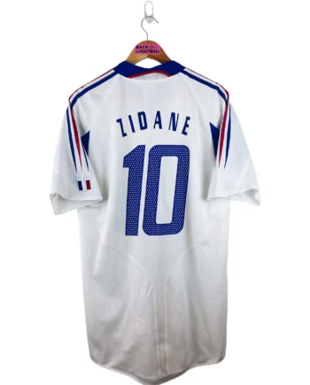 maillot vintage extérieur équipe de France 2004 floqué Zidane #10