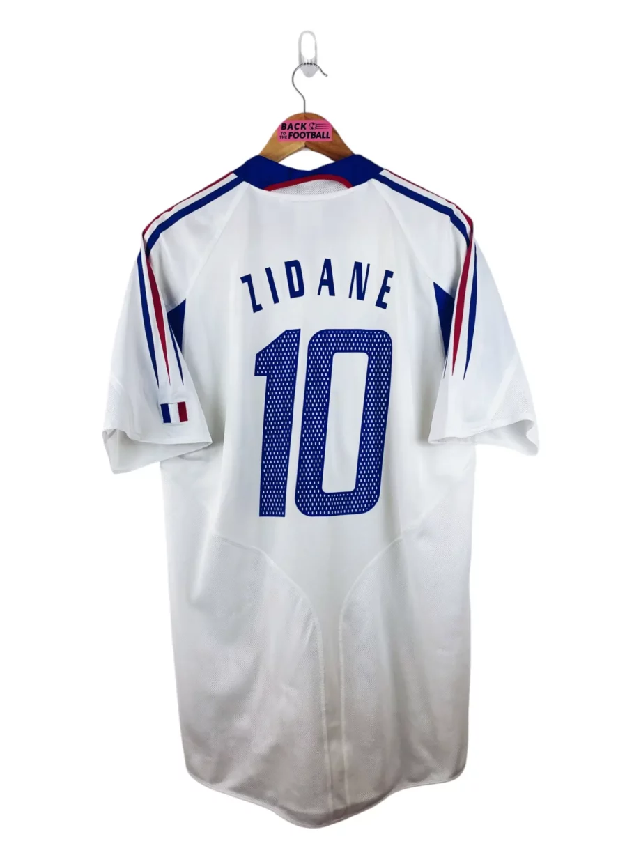 maillot vintage extérieur équipe de France 2004 floqué Zidane #10