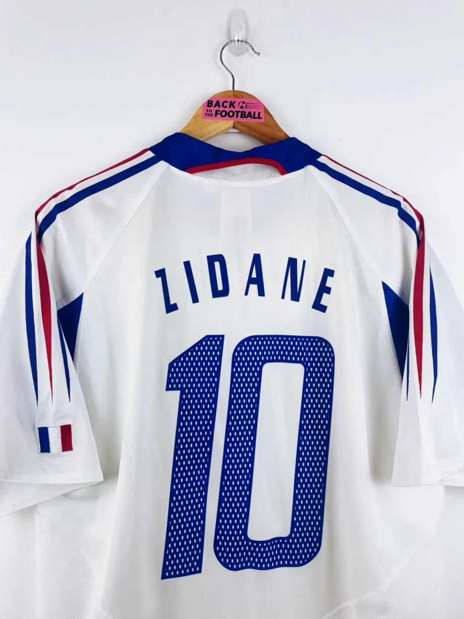 maillot vintage extérieur équipe de France 2004 floqué Zidane #10