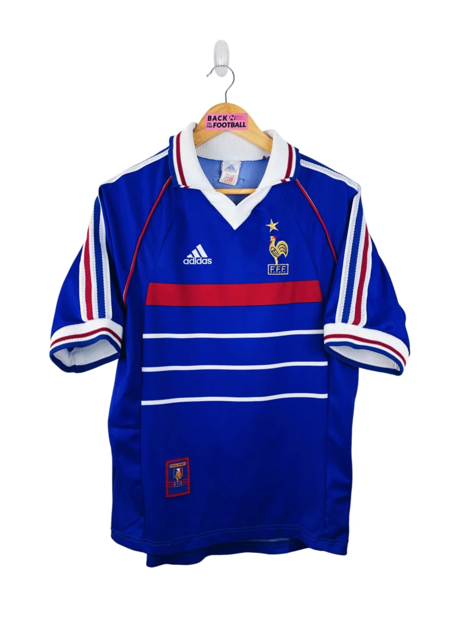 maillot vintage domicile équipe de France 1998 floqué Zidane #10