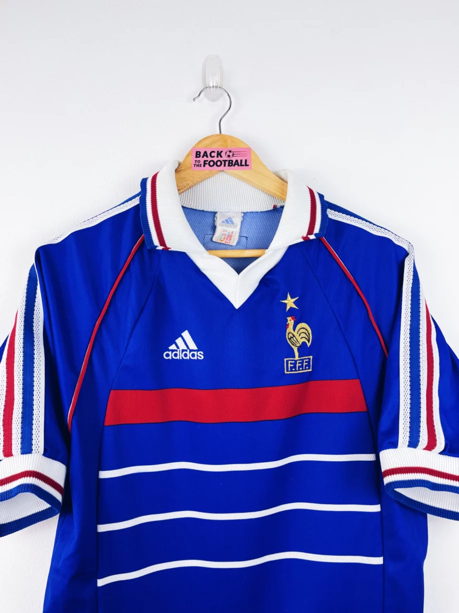maillot vintage domicile équipe de France 1998 floqué Zidane #10