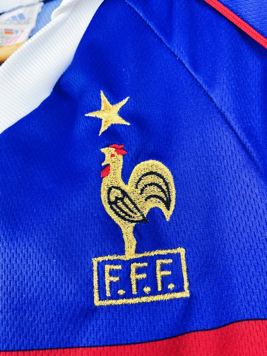 maillot vintage domicile équipe de France 1998 floqué Zidane #10