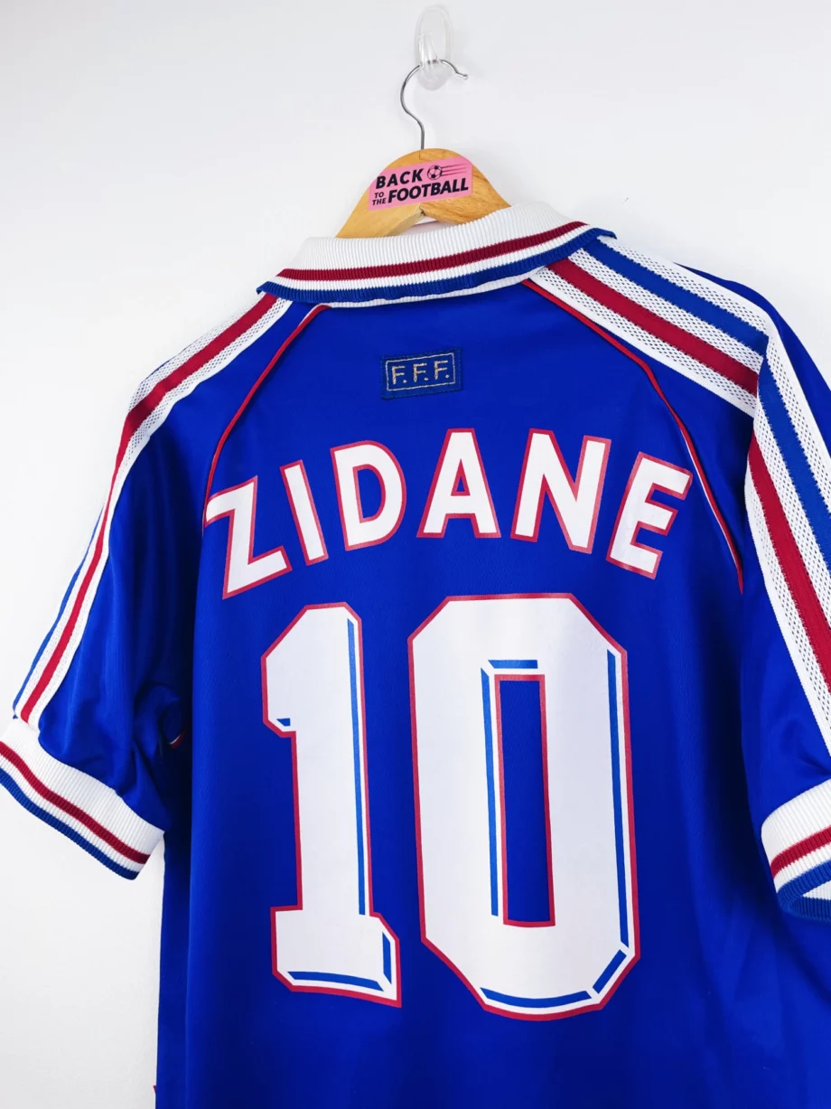 maillot vintage domicile équipe de France 1998 floqué Zidane #10