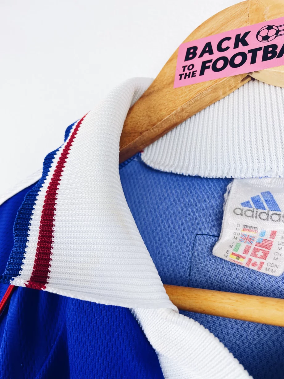 maillot vintage domicile équipe de France 1998 floqué Zidane #10