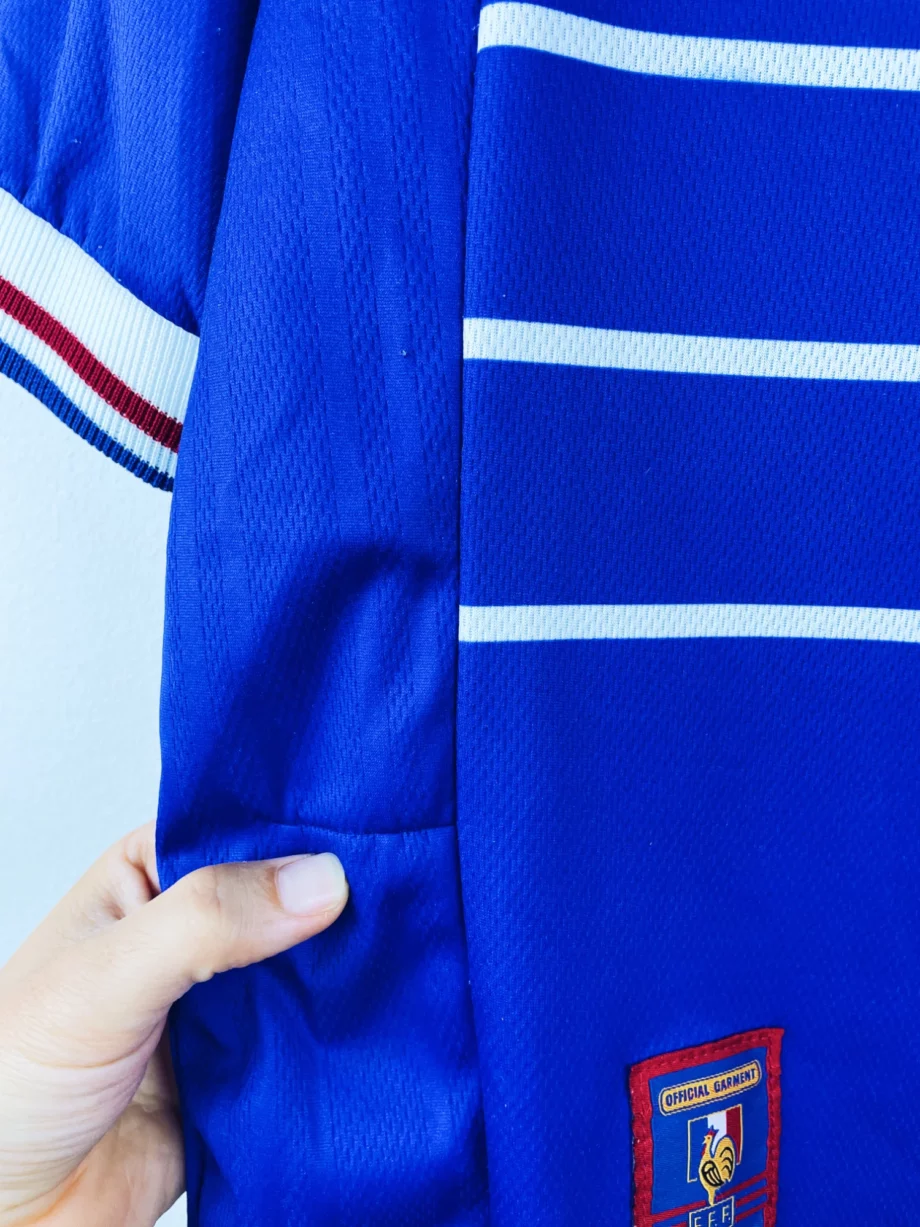 maillot vintage domicile équipe de France 1998 floqué Zidane #10