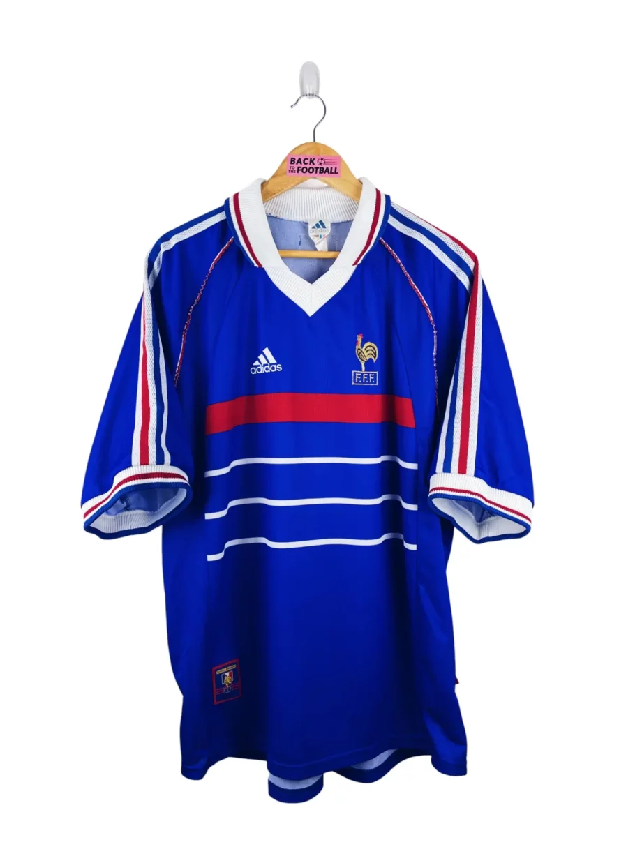 maillot vintage domicile équipe de France 1998