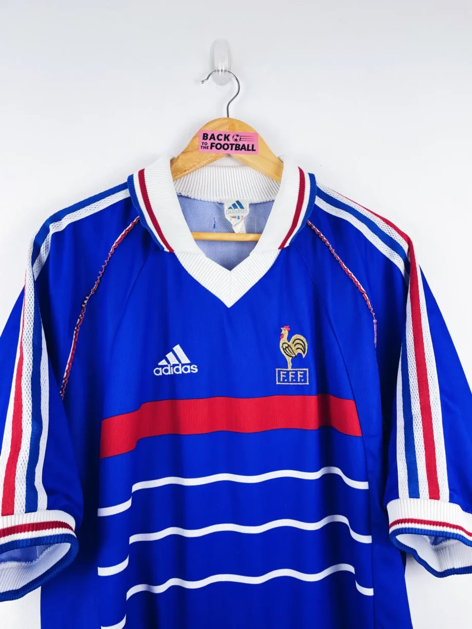 maillot vintage domicile équipe de France 1998