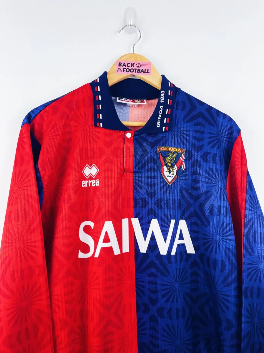 maillot vintage domicile Genoa 1992/1994 manches longues