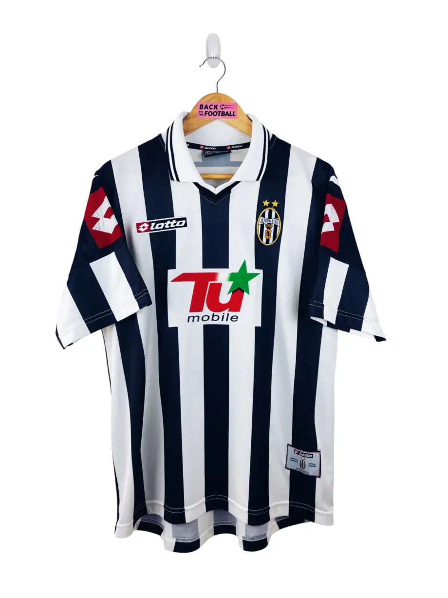 maillot vintage europe Juventus 2001/2002 floqué Trezeguet #17