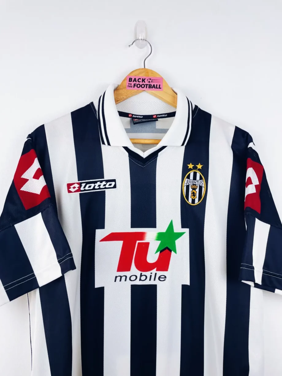 maillot vintage europe Juventus 2001/2002 floqué Trezeguet #17