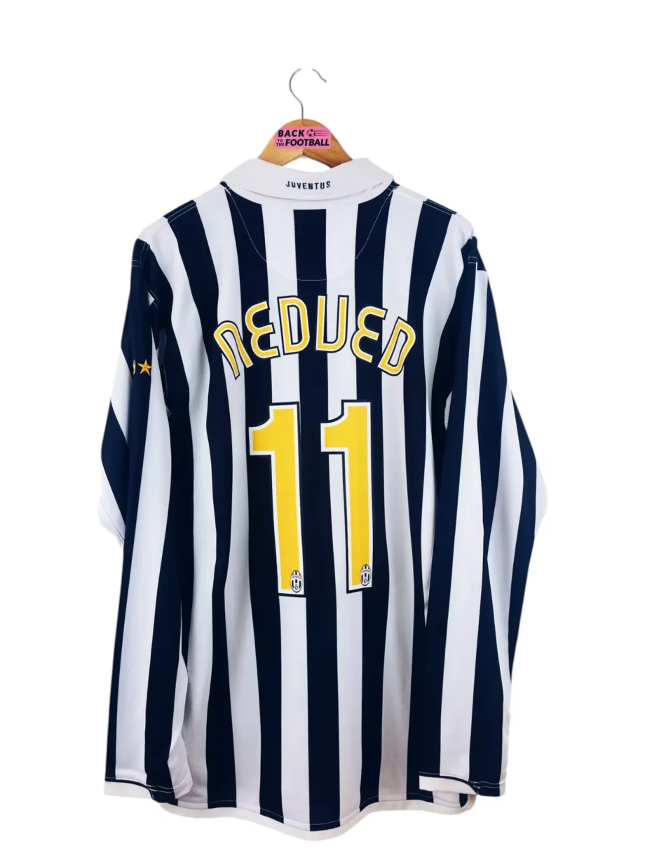 maillot vintage domicile Juventus 2006/2007 manches longues floqué Nedved #11