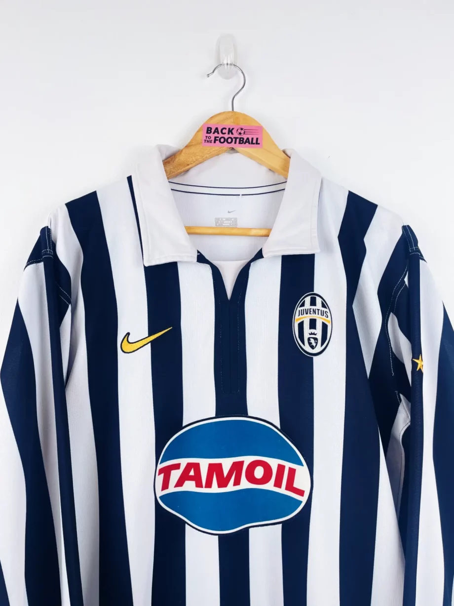 maillot vintage domicile Juventus 2006/2007 manches longues floqué Nedved #11