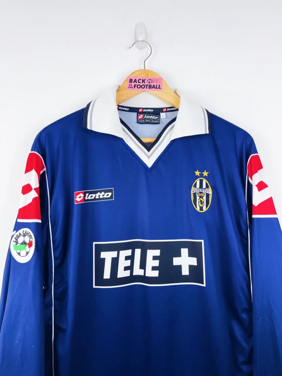 maillot vintage third Juventus 2000/2001 manches longues player issue (stock pro)