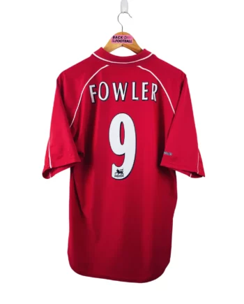 maillot vintage domicile Liverpool 2000/2002 floqué Fowler #9