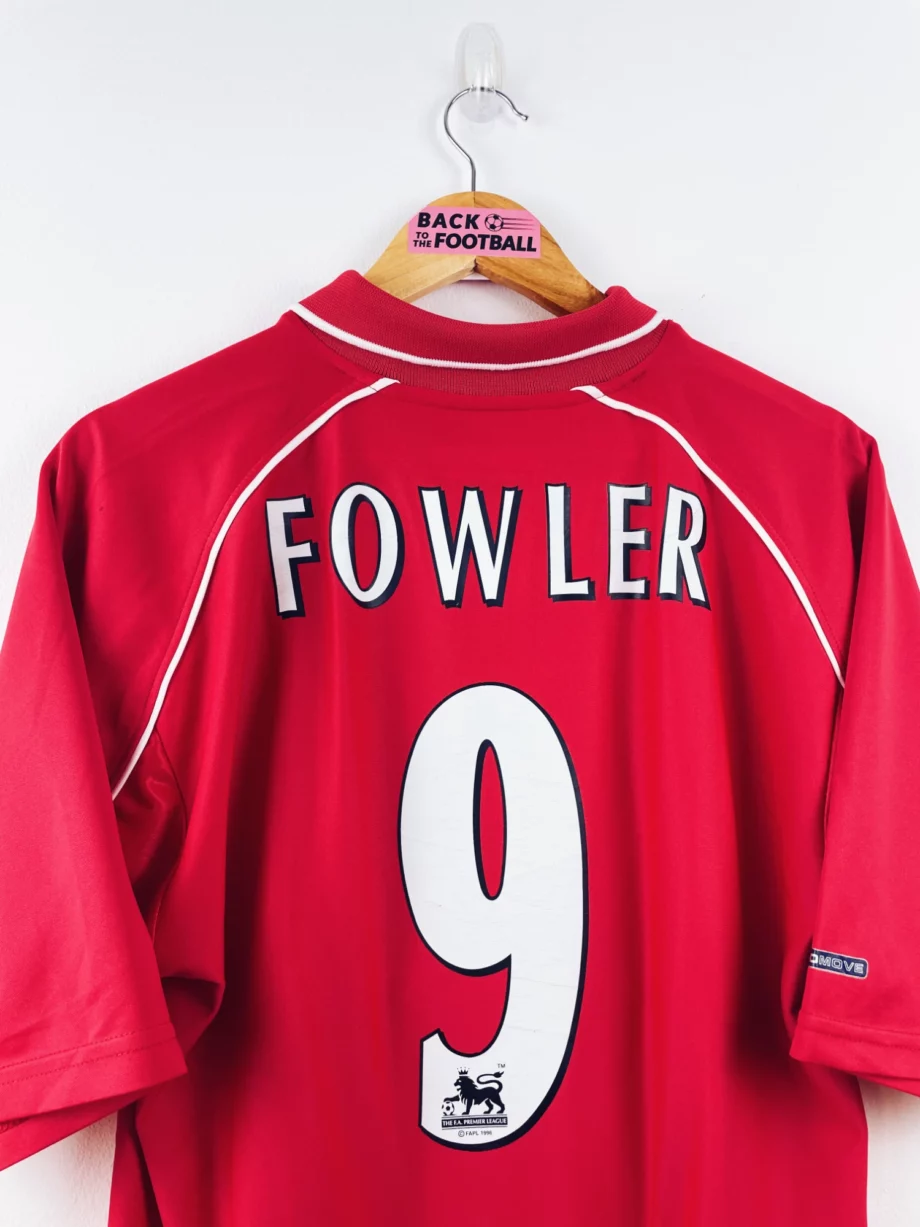 maillot vintage domicile Liverpool 2000/2002 floqué Fowler #9
