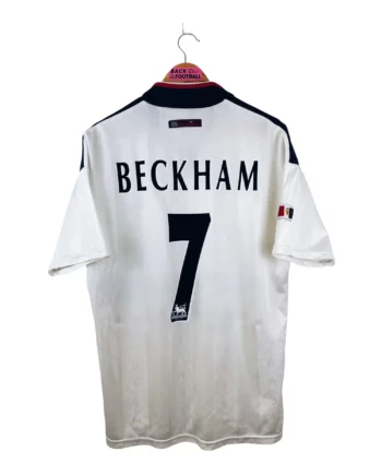 maillot vintage extérieur Manchester United 1997/1999 floqué Beckham #7