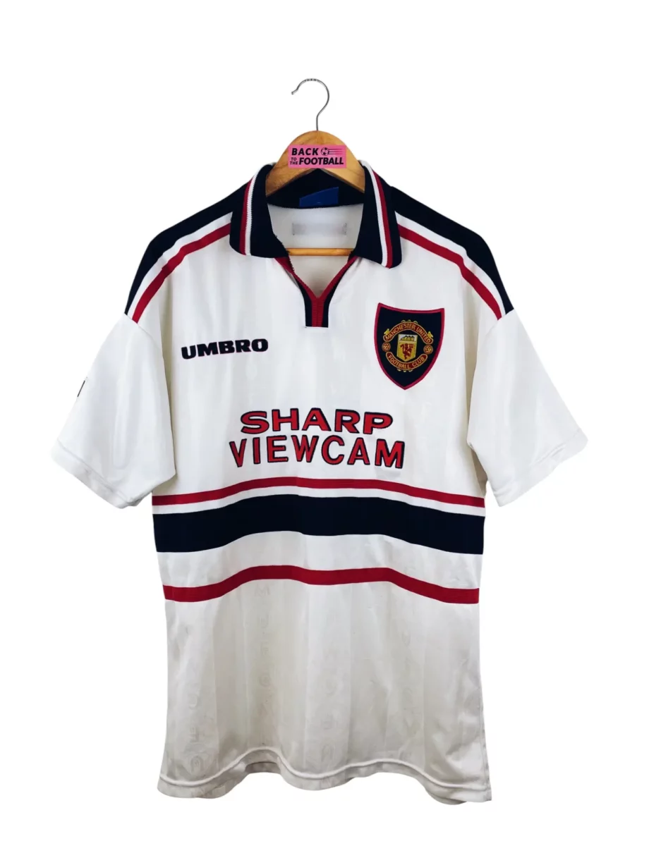 maillot vintage extérieur Manchester United 1997/1999 floqué Beckham #7