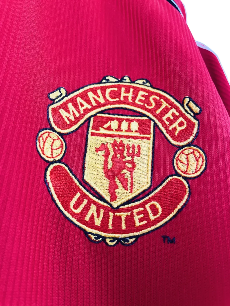 maillot vintage domicile Manchester United 1998/2000 floqué Beckham #7