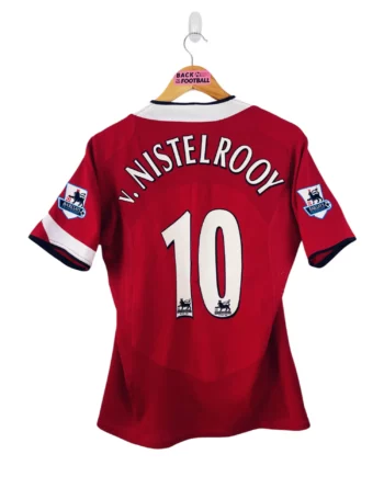 maillot vintage domicile Manchester United 2004/2006 floqué V. Nistelrooy #10