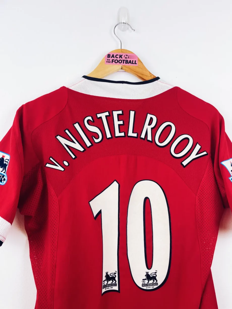 maillot vintage domicile Manchester United 2004/2006 floqué V. Nistelrooy #10