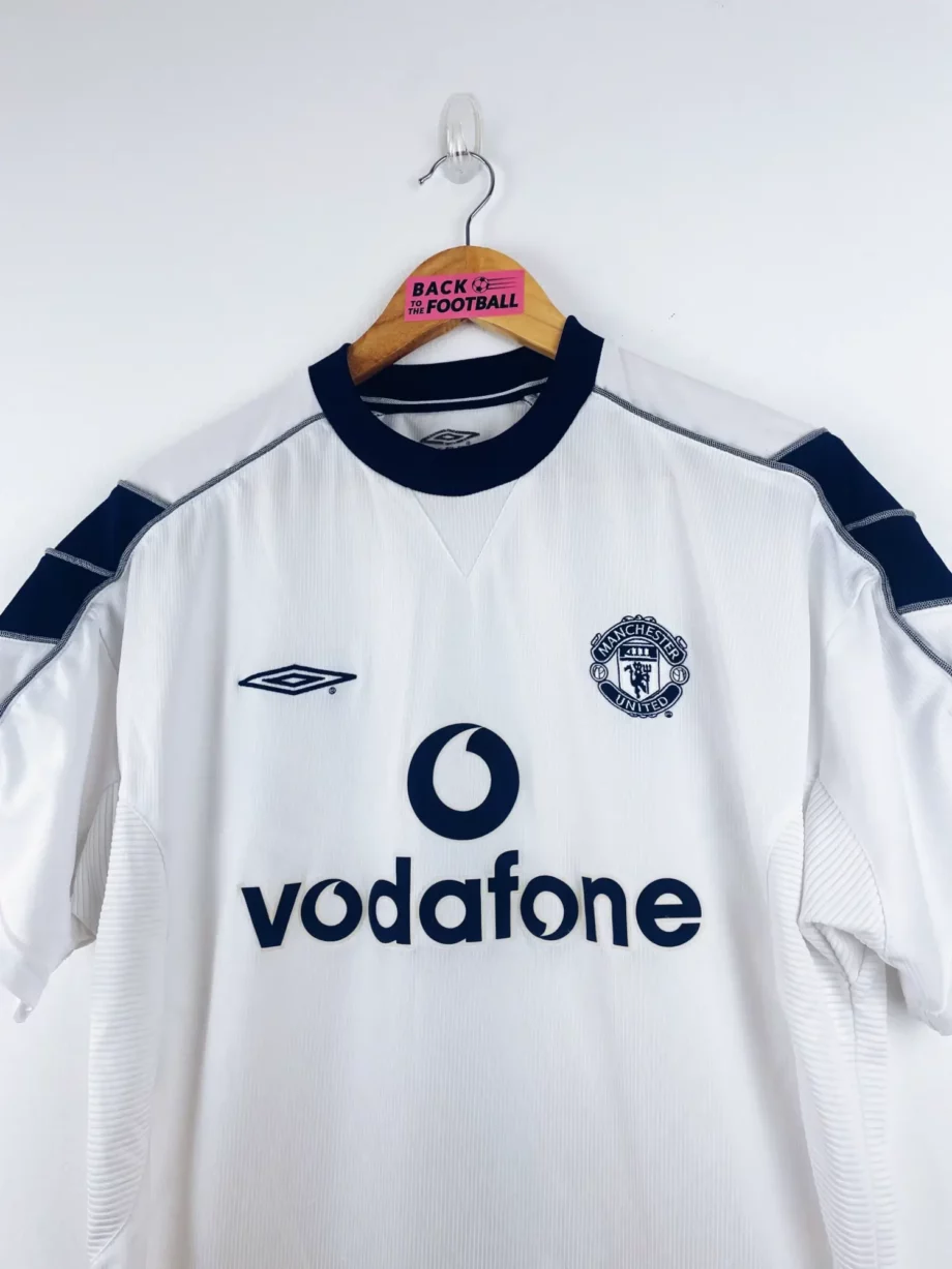 maillot vintage extérieur Manchester United 2000/2001 floqué Beckham #7