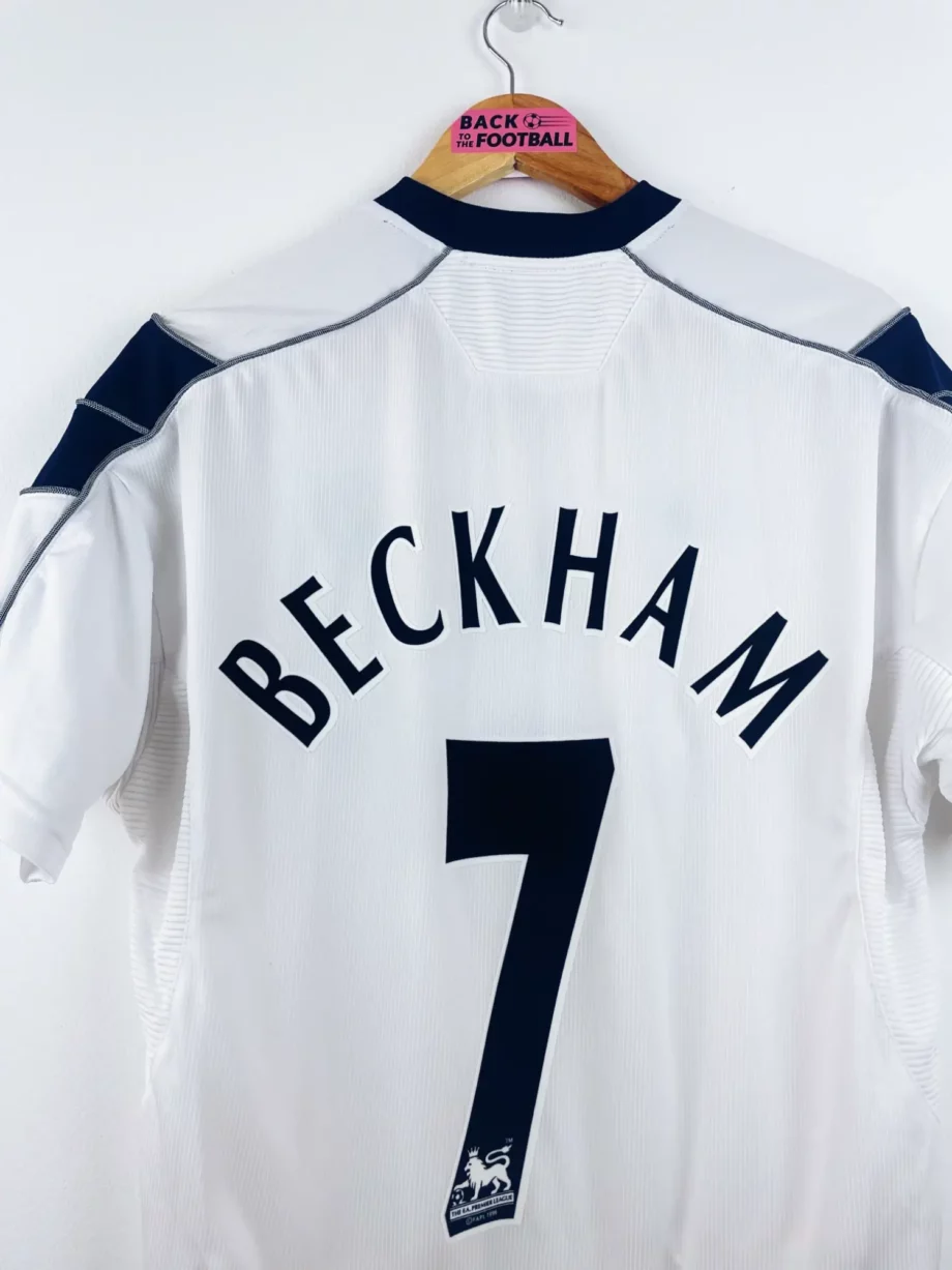 maillot vintage extérieur Manchester United 2000/2001 floqué Beckham #7