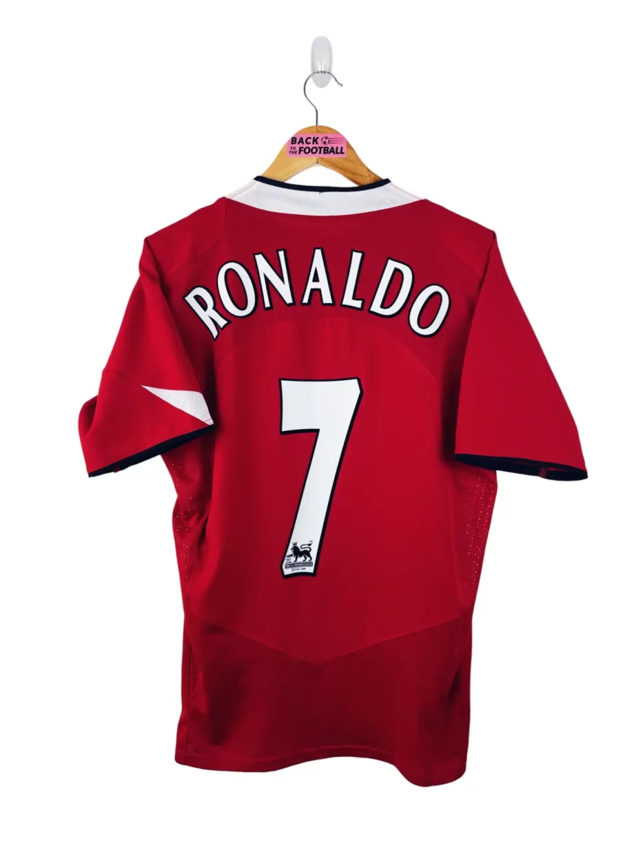 maillot vintage domicile Manchester United 2004/2006 floqué Ronaldo #7