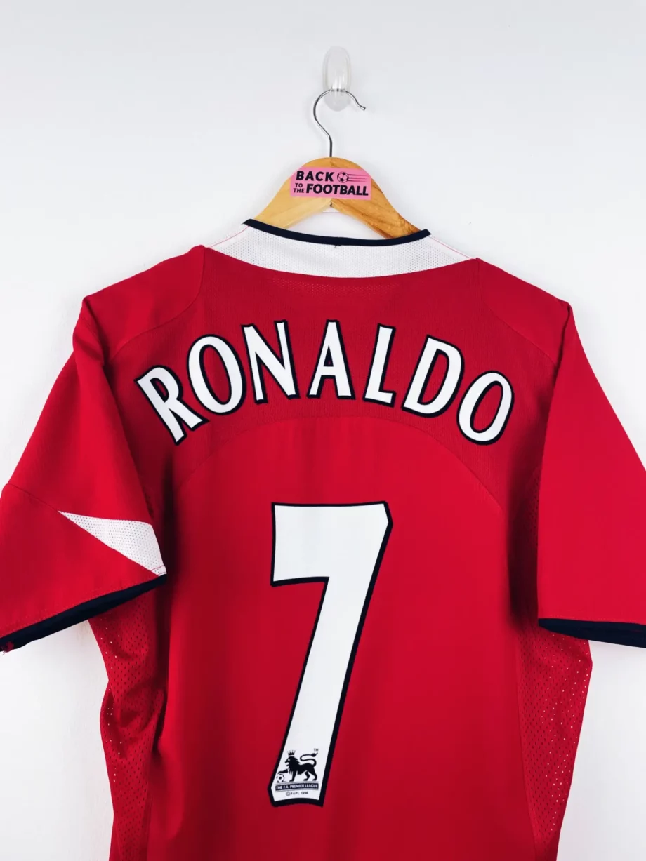 maillot vintage domicile Manchester United 2004/2006 floqué Ronaldo #7
