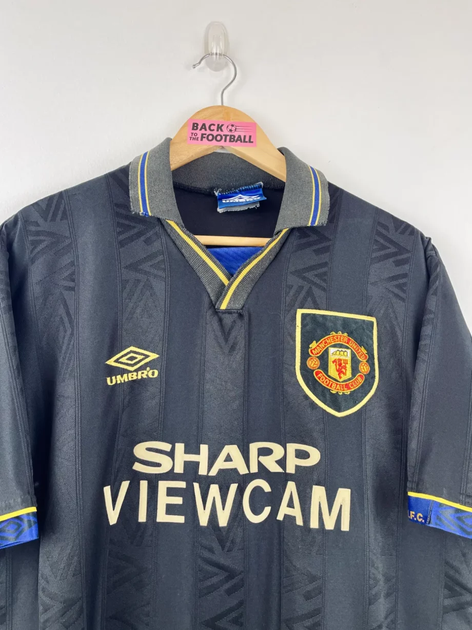 maillot vintage extérieur Manchester United 1993/1995 floqué Cantona #7