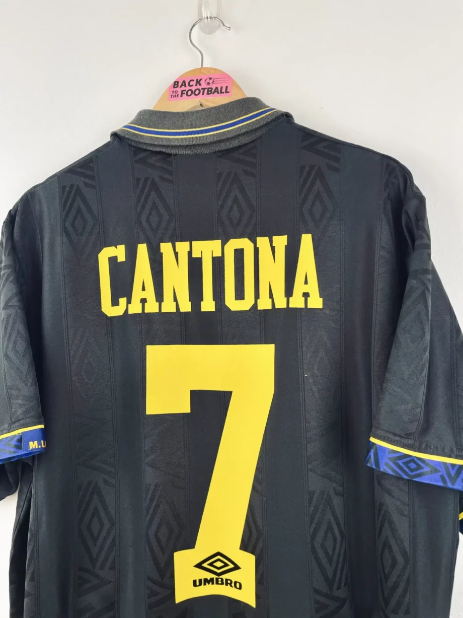 maillot vintage extérieur Manchester United 1993/1995 floqué Cantona #7