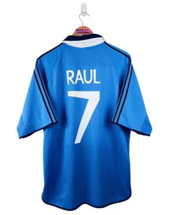 maillot vintage third Real Madrid 1999/2001 floqué Raul #7