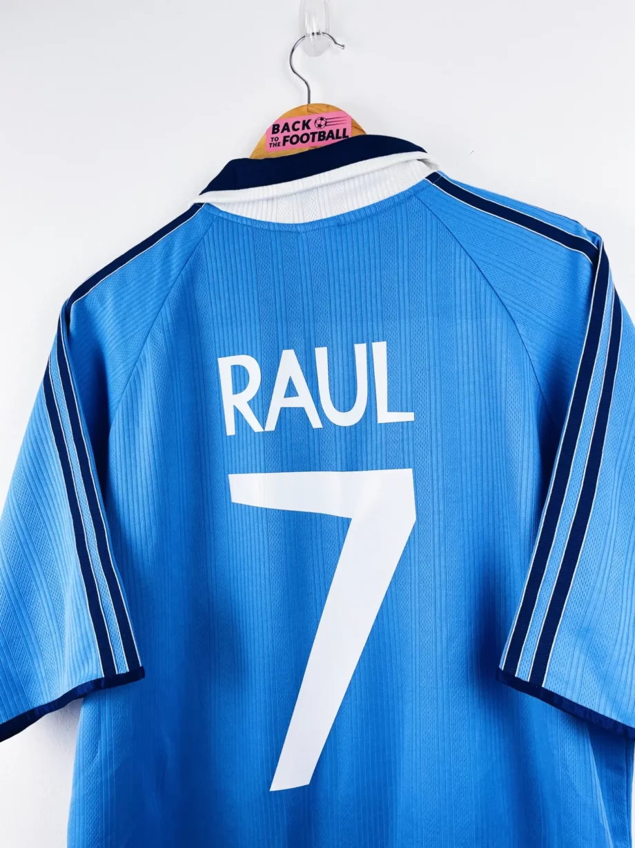 maillot vintage third Real Madrid 1999/2001 floqué Raul #7