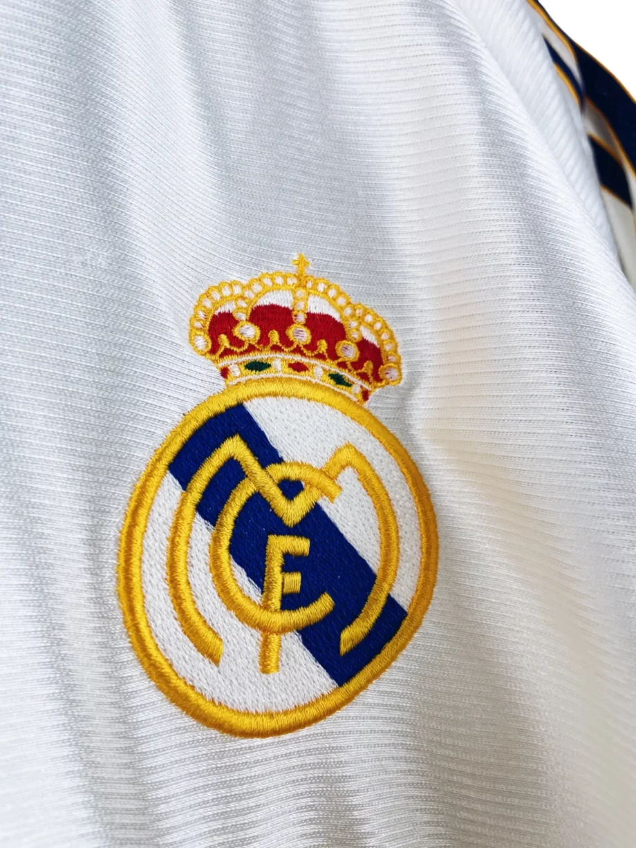 maillot vintage domicile Real Madrid 1999/2000 floqué Morientes #9