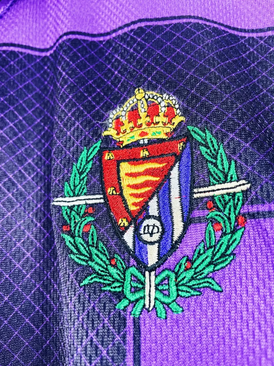 maillot vintage extérieur Real Valladolid 1997/1999 manches longues player issue (stock pro)