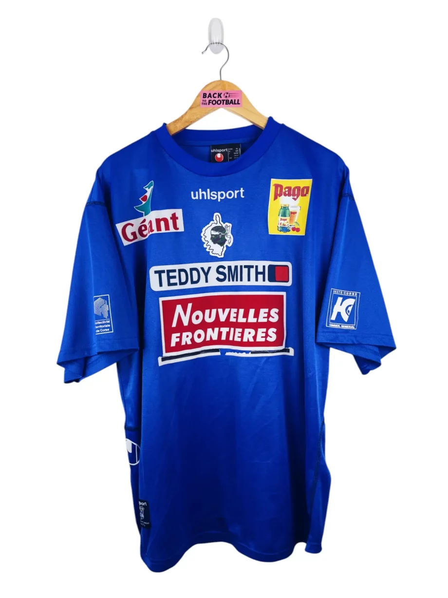 maillot vintage domicile SC Bastia 2003/2004