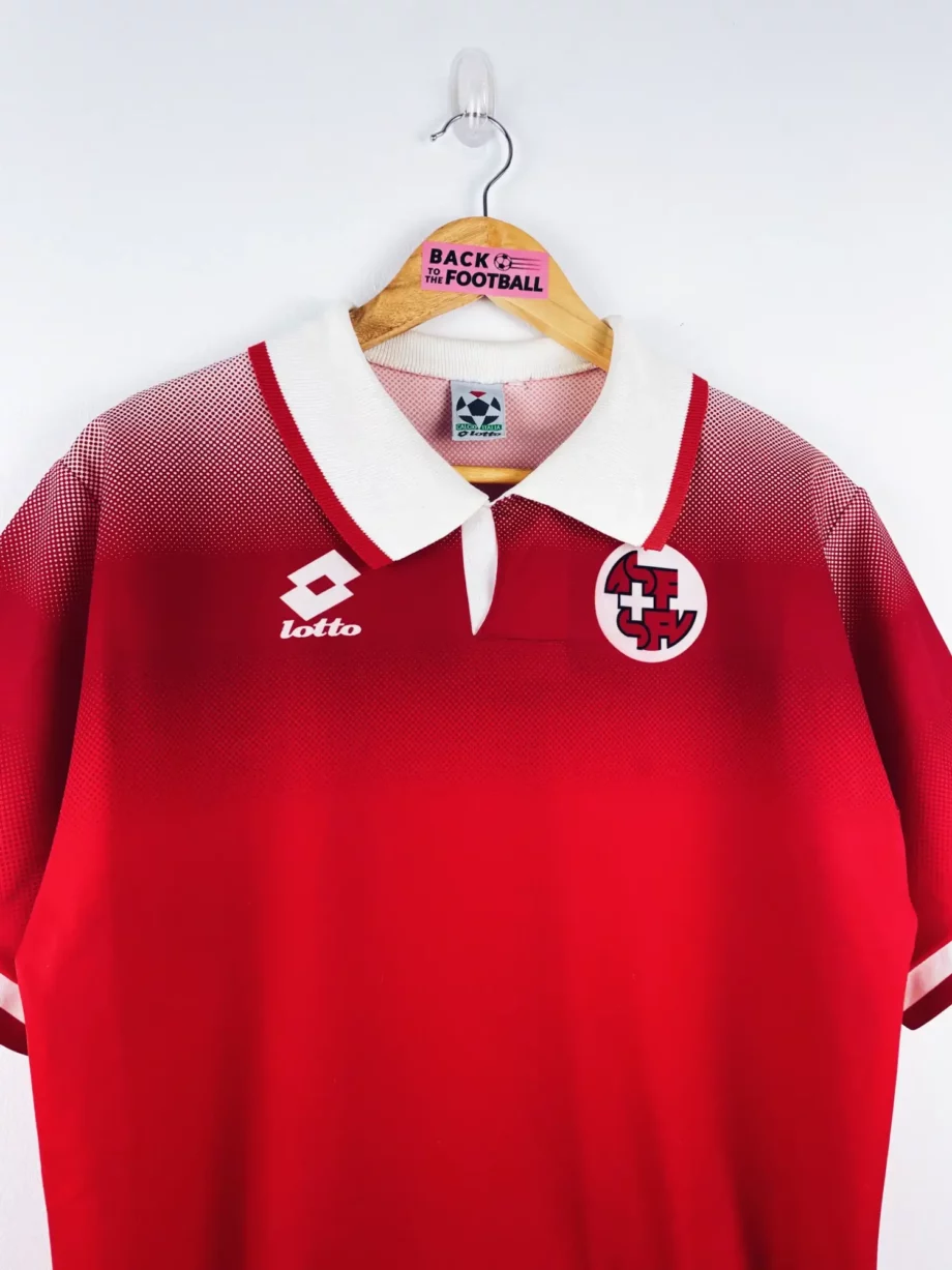 maillot vintage domicile Suisse 1996