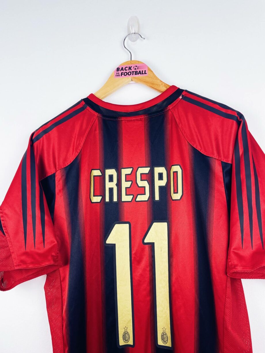 maillot vintage domicile AC Milan 2004/2005 floqué Crespo #11