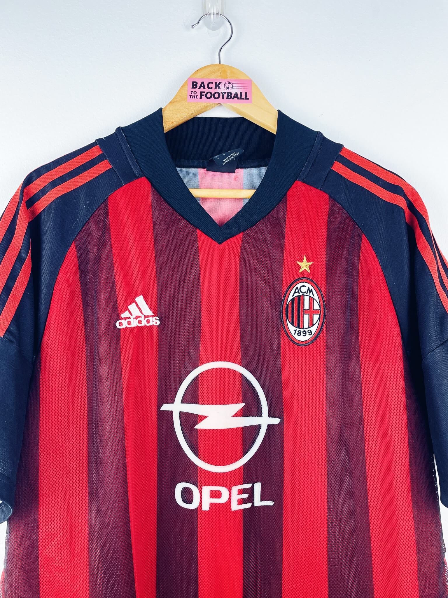 maillot vintage domicile AC Milan 2002/2003