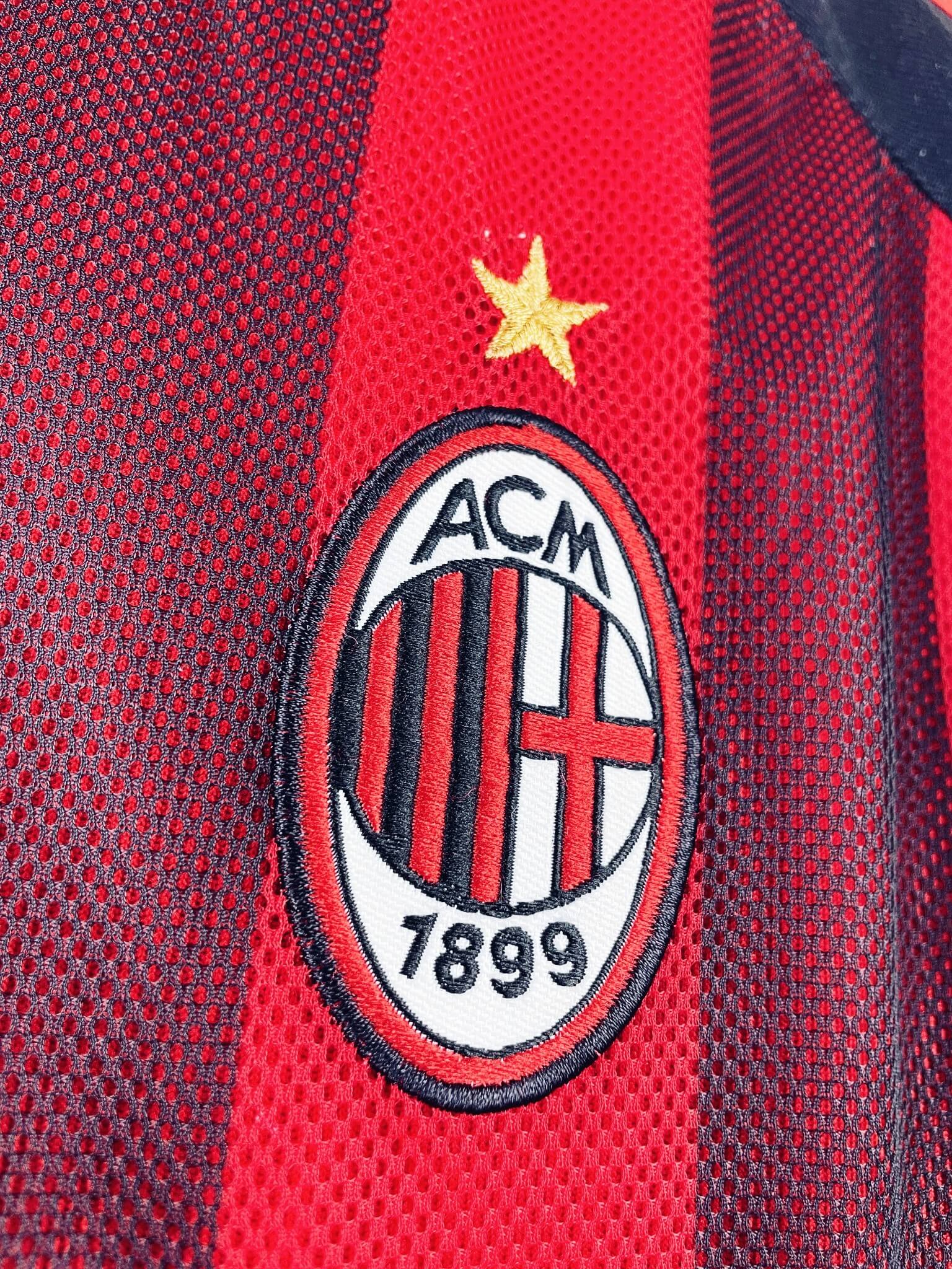 maillot vintage domicile AC Milan 2002/2003