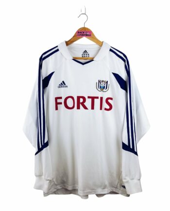maillot vintage domicile Anderlecht 2003/2004 manches longues stock pro (player issue)