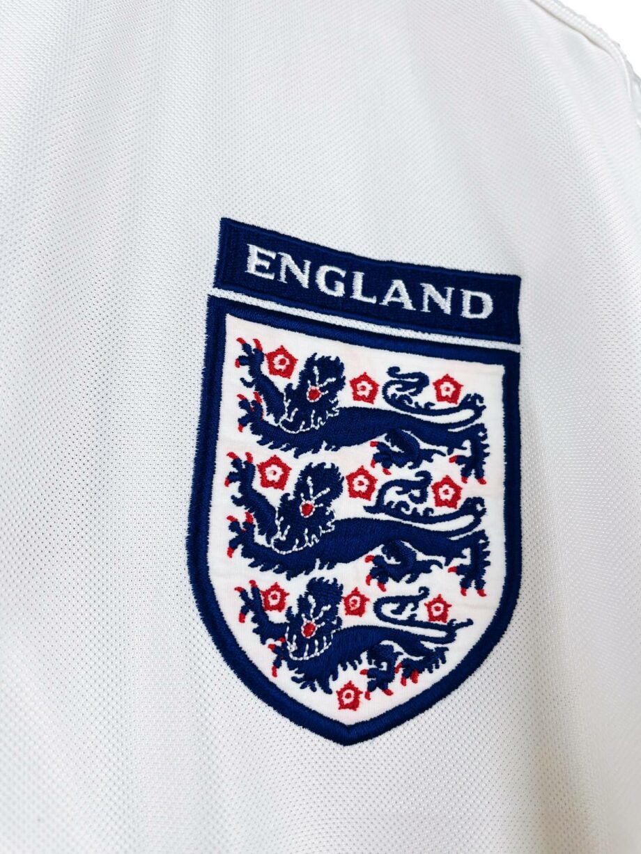 maillot vintage domicile Angleterre 1999/2001 floqué Beckham #7