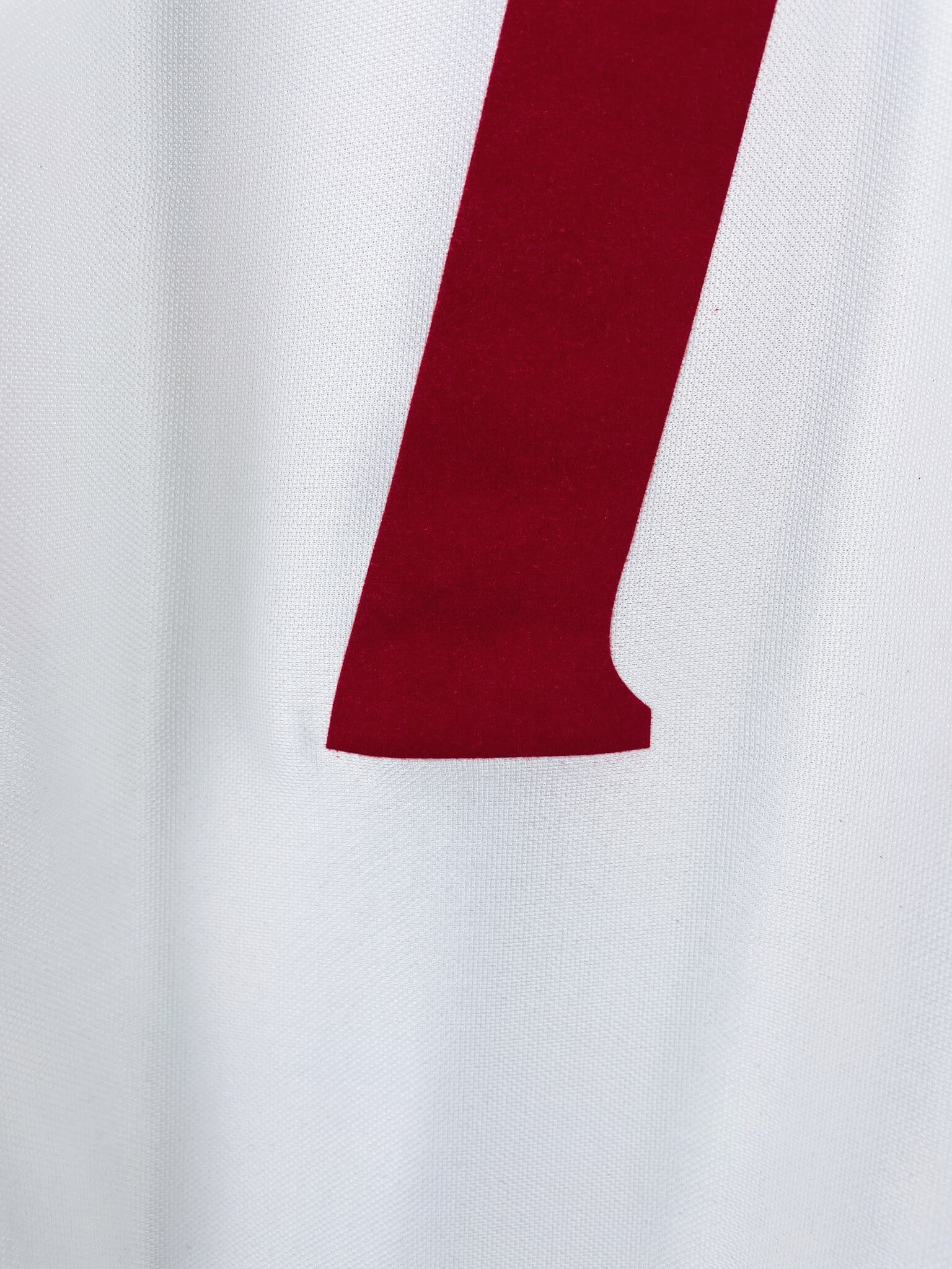 maillot vintage domicile Angleterre 1999/2001 floqué Beckham #7