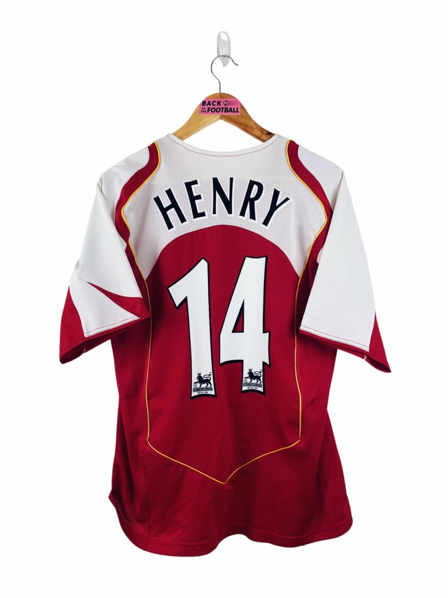 maillot vintage domicile Arsenal 2004/2005 floqué Henry #14