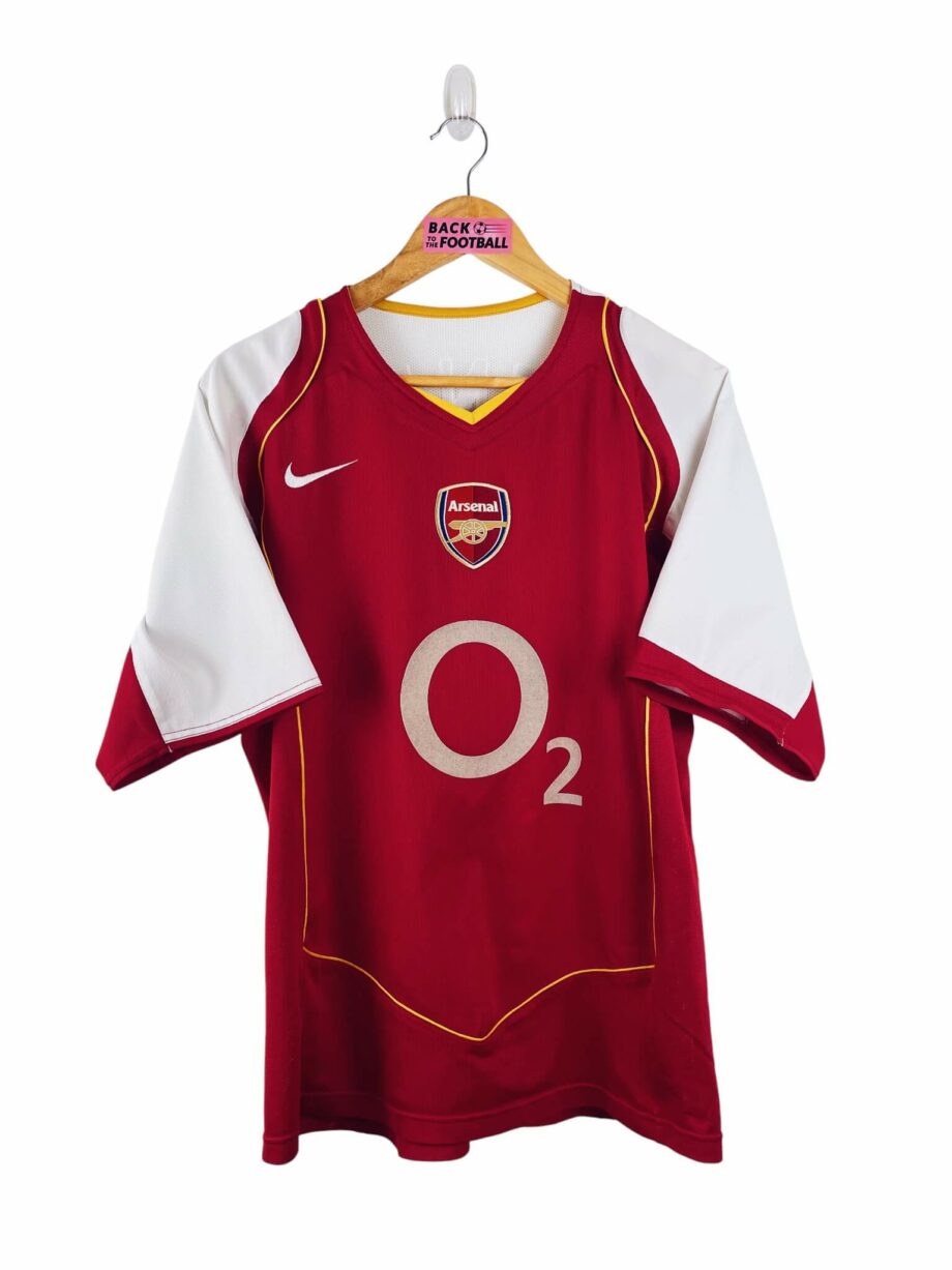 maillot vintage domicile Arsenal 2004/2005 floqué Henry #14