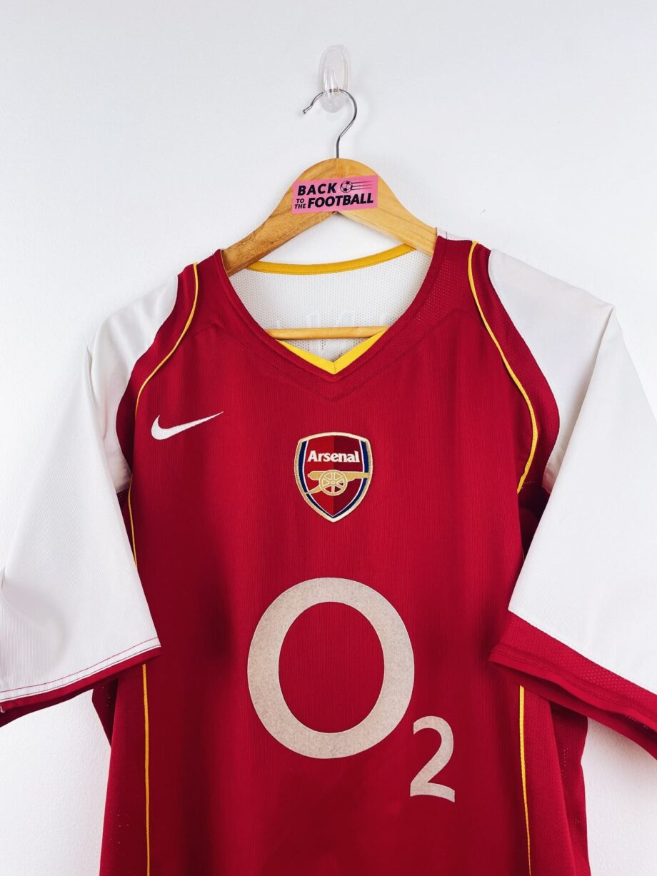 maillot vintage domicile Arsenal 2004/2005 floqué Henry #14