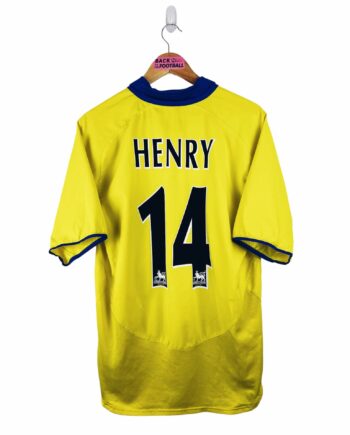 maillot vintage extérieur Arsenal 2003/2004 floqué Henry #14