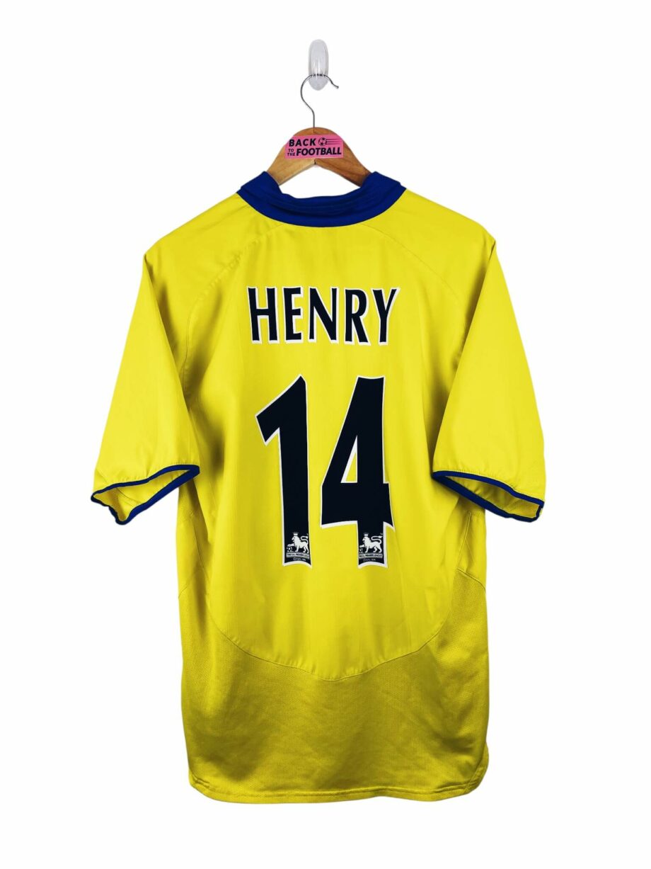 maillot vintage extérieur Arsenal 2003/2004 floqué Henry #14