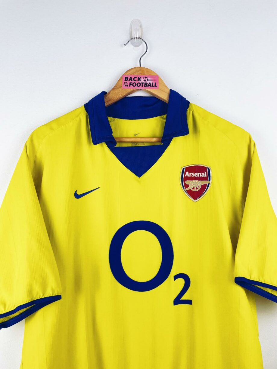 maillot vintage extérieur Arsenal 2003/2004 floqué Henry #14