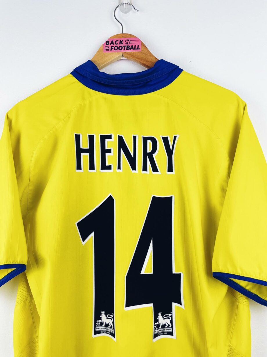 maillot vintage extérieur Arsenal 2003/2004 floqué Henry #14