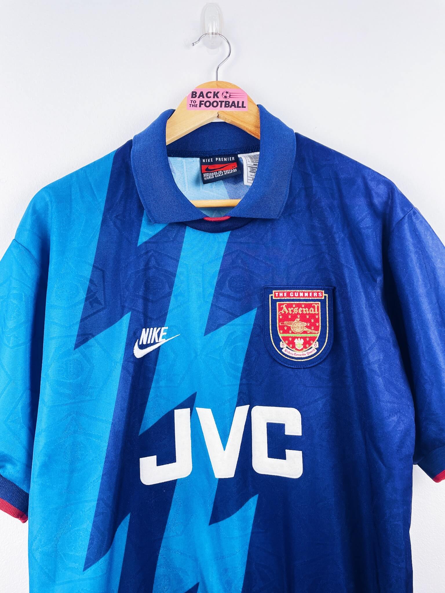 maillot vintage extérieur Arsenal 1995/1996
